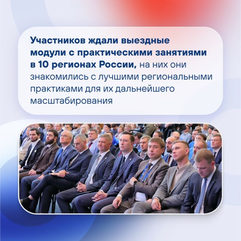 Прошёл шестой заключительный очный модуль программы развития муниципального кадрового управленческого резерва «Школа мэров» для третьего и четвёртого потока участников