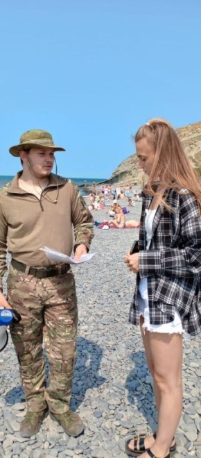 В Анапе на пляжных территориях ведут разъяснительные беседы рабочие группы