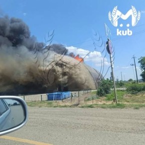 Пожар в станице Новомышастовской