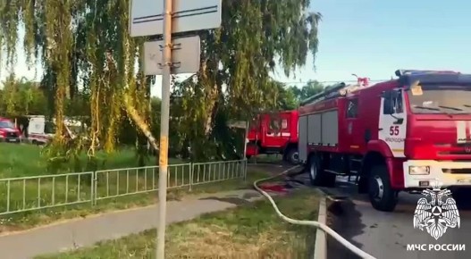 Потушили пожар площадью в 400 квадратных метров