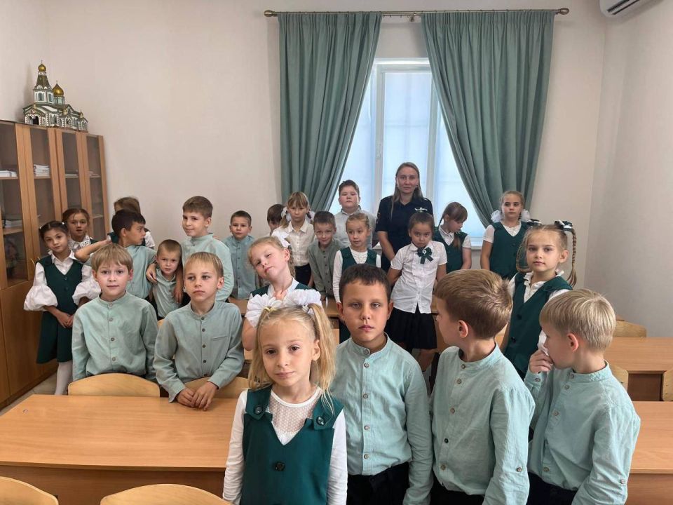 Урок ПДД в Воскресной школе Динской района