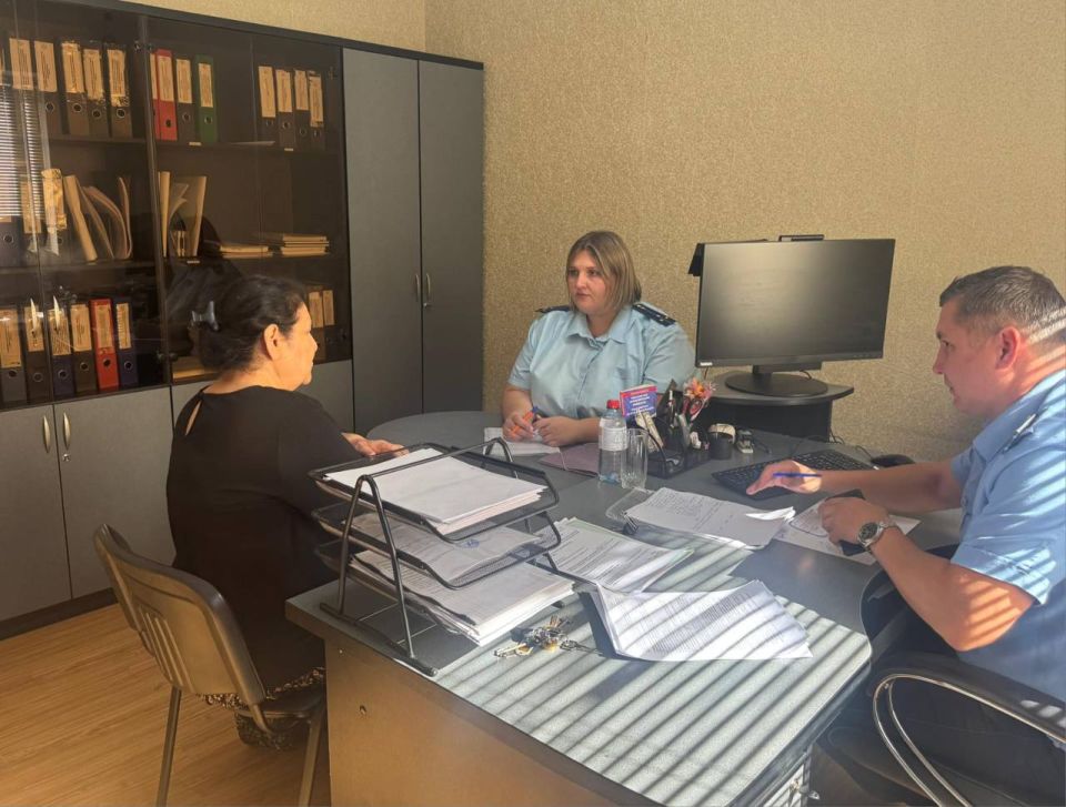 Прокуратурой Динского района проведен тематический прием граждан в районном отделении службы судебных приставов