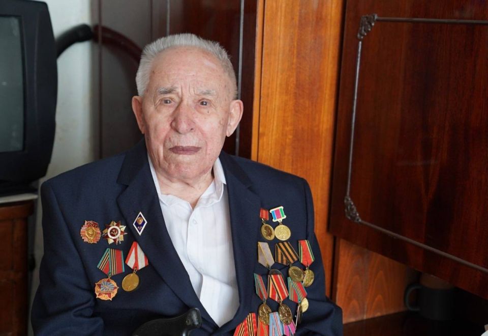 Вениамин Кондратьев: #ЗащитникиОтечестваКубань. 101 год сегодня исполнился фронтовику Ивану Петровичу Покусаеву из Приморско-Ахтарского муниципального округа