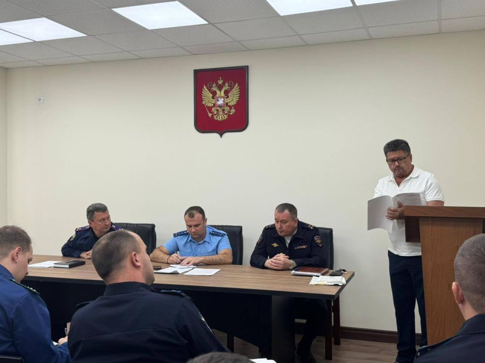 В Туапсинской межрайонной прокуратуре проведено межведомственное совещание правоохранительных органов по вопросам эффективности расследования уголовных дел по фактам дорожно-транспортных происшествий