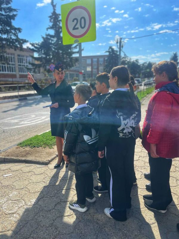 Блиц-урок на улично-дорожной сети вблизи пешеходных переходов