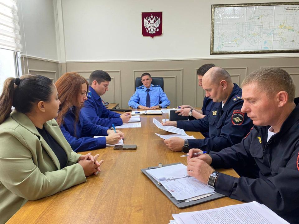 Прокуратурой Калининского района проведено межведомственное совещание с руководителями правоохранительных органов
