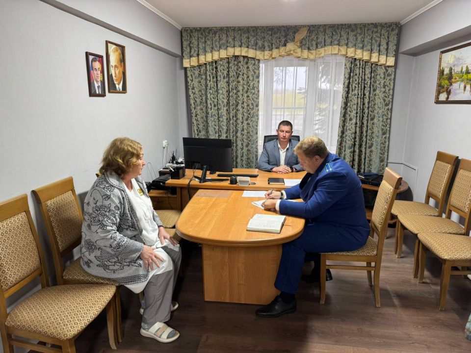 Руководством прокуратуры Северского района осуществлен выезд в учреждение социального обслуживания