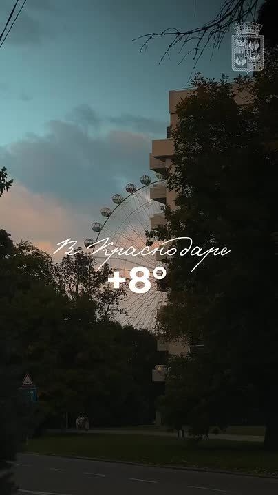 Сегодня с утра на улице прохладно