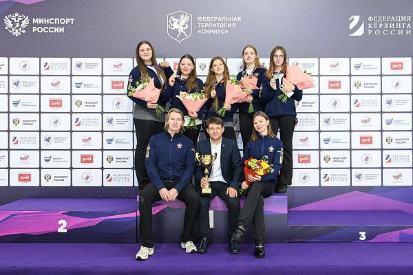 Команда Краснодарского края одержала 8 побед и стала победительницей всероссийских соревнований по керлингу