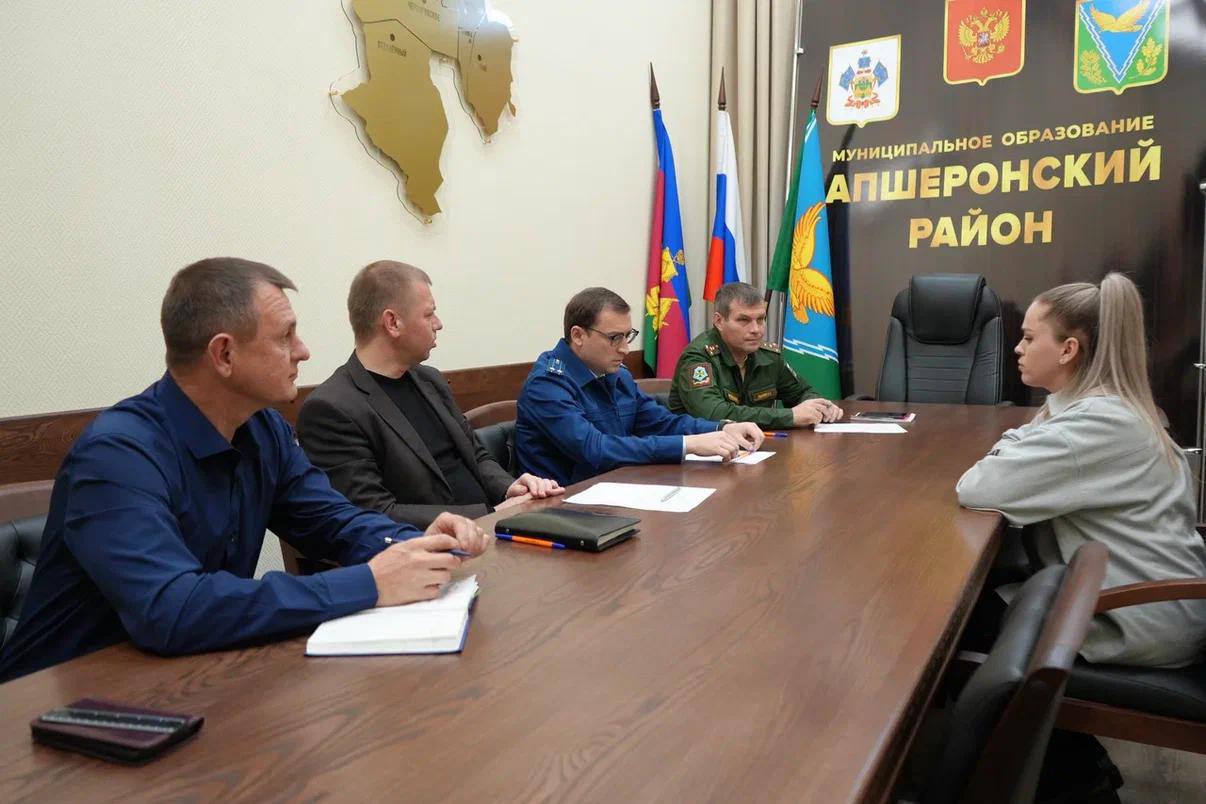 Прокурором Апшеронского района проведен личный прием участников СВО и членов их семей