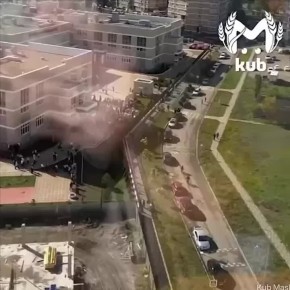 Внеплановая отмена уроков. Пожар произошел сегодня в школе № 111 на Гидрострое в Краснодаре