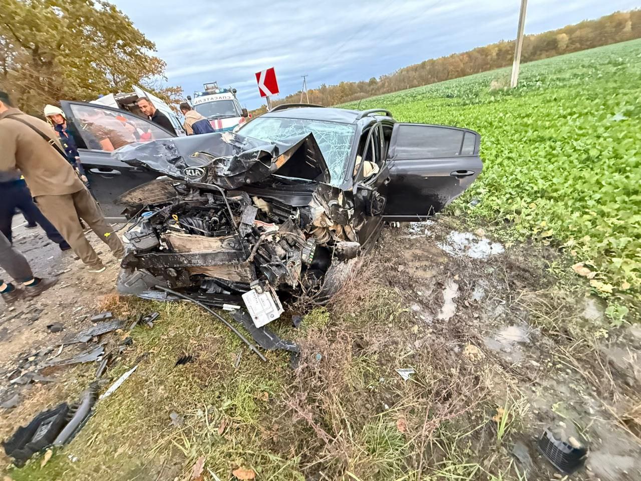 В Белореченском районе Кубани три человека погибли в ДТП
