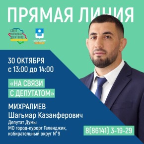 Проект «На связи с депутатом» продолжается