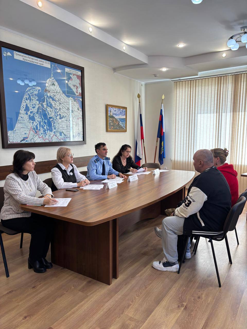 Прокуратурой Приморско-Ахтарского района проведен прием участников СВО и членов их семей