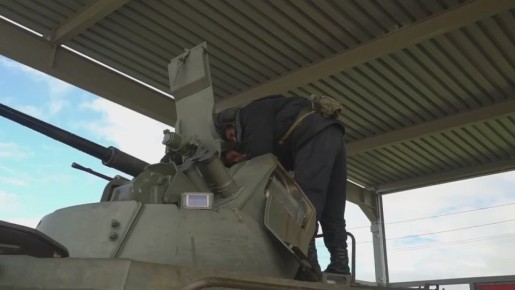 Экипажи БТР-82А уничтожили «противника» в ходе занятий по огневой подготовке в учебном центре ЮВО