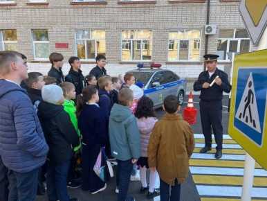 Cотрудники Госавтоинспекции города Краснодара приняли участие в открытии автогородка