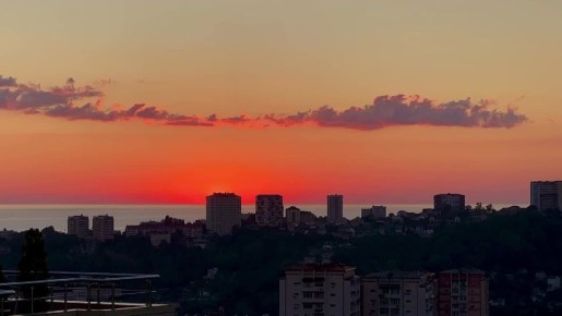 +1 красивый осенний закат в копилку