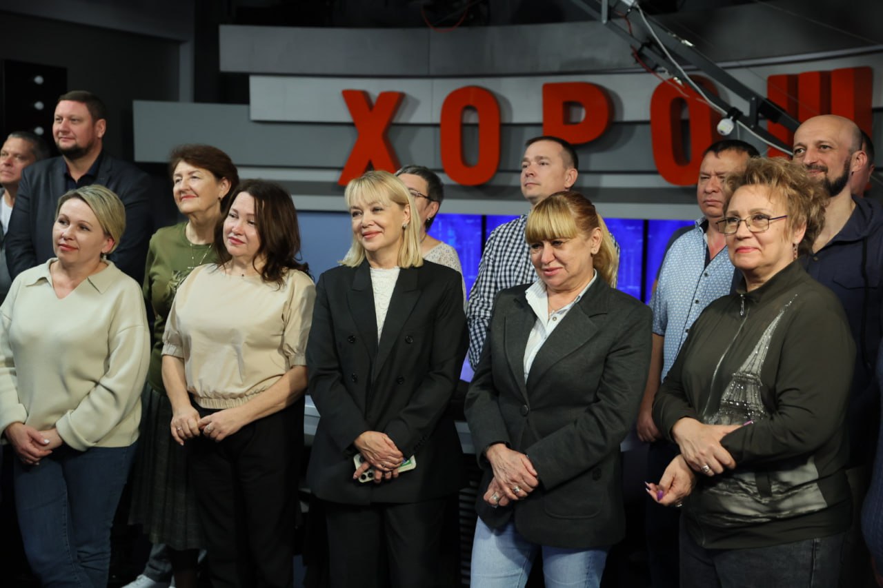 Вениамин Кондратьев представил коллективу медиагруппы «Кубань 24» нового генерального директора Анну Минькову Вениамин Кондратьев представил коллективу медиагруппы «Кубань 24» нового генерального директора Анну Минькову