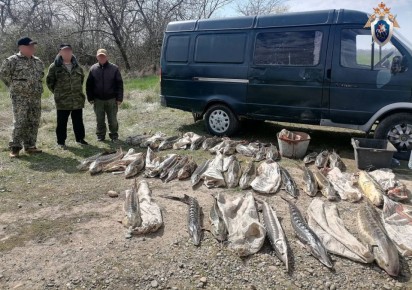 В Приморско-Ахтарском районе перед судом предстанут местные жители, обвиняемые в незаконной добыче особо ценных видов рыб