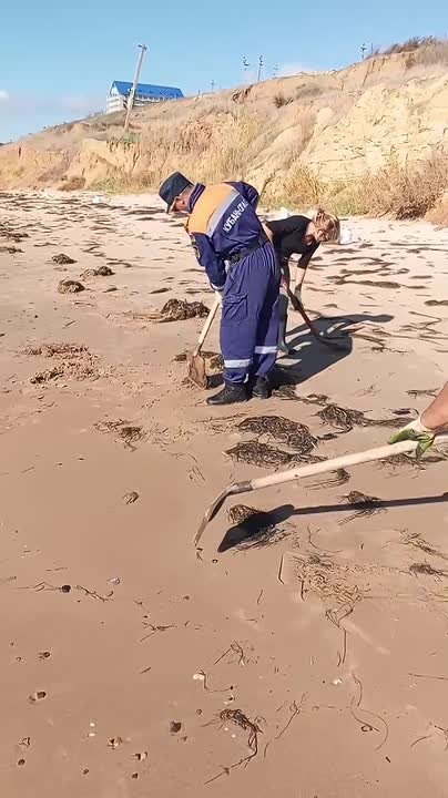 В Темрюкском районе ликвидируют точечные выбросы нефтепродуктов