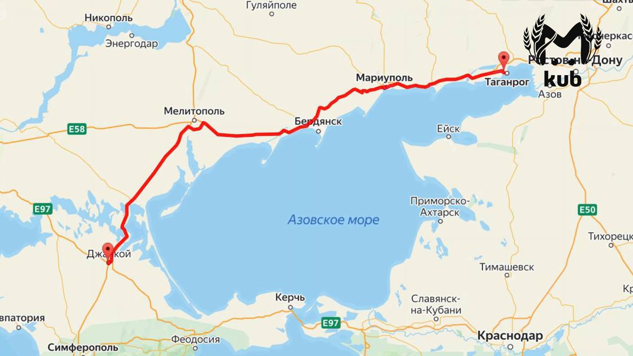 Водители электрокаров, несём вам карту с альтернативным маршрутом до Крыма Водители электрокаров, несём вам карту с альтернативным маршрутом до Крыма