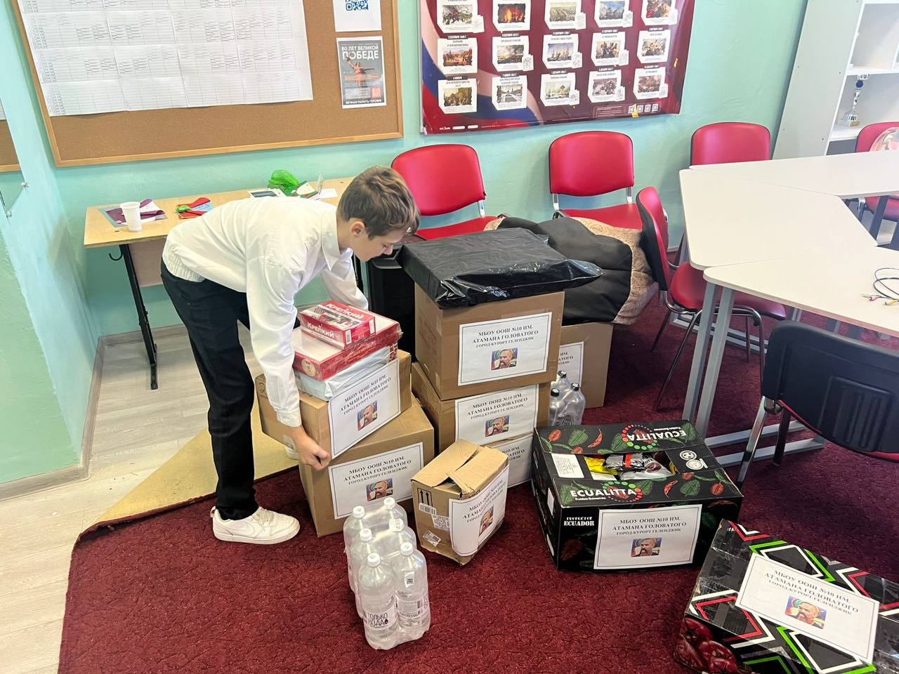 От казаков Ейска – с заботой о наших защитниках От казаков Ейска – с заботой о наших защитниках