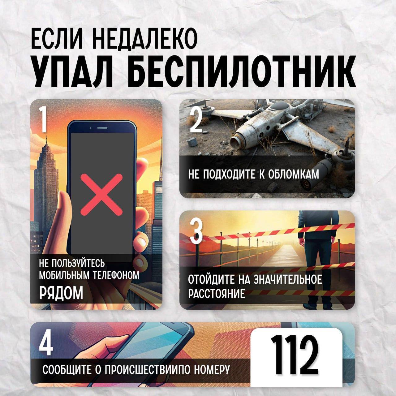 Памятка при обнаружении беспилотных воздушных судов Памятка при обнаружении беспилотных воздушных судов