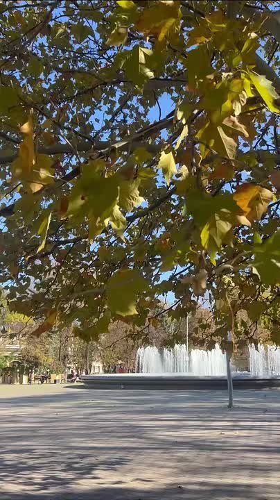 Последний день работы городских фонтанов