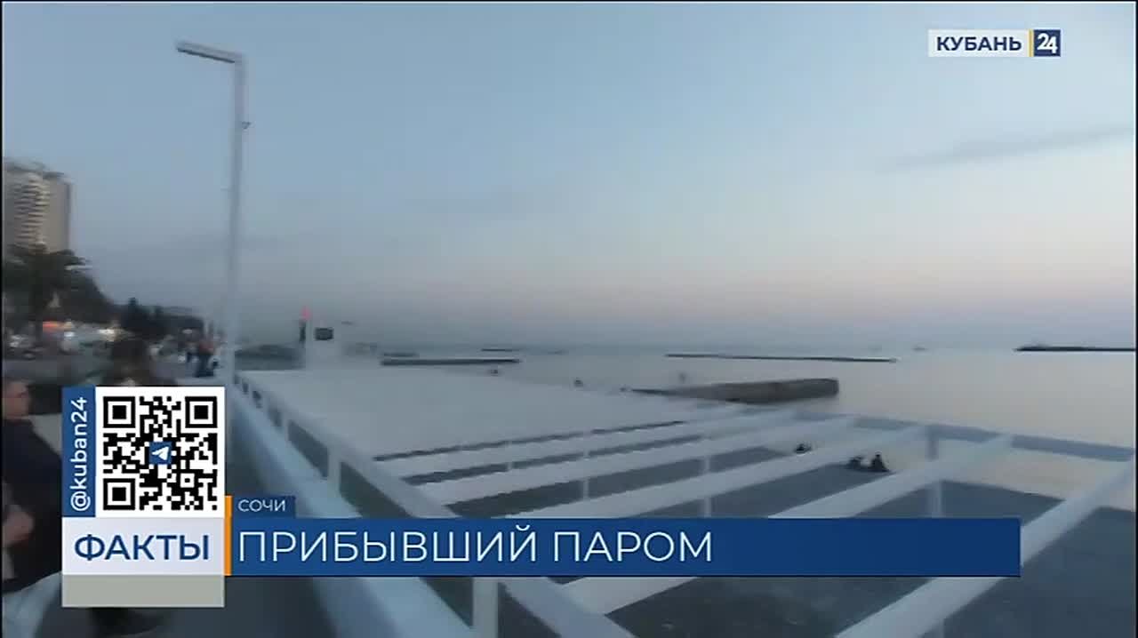 Паром из турецкого Трабзона зашел в порт Сочи