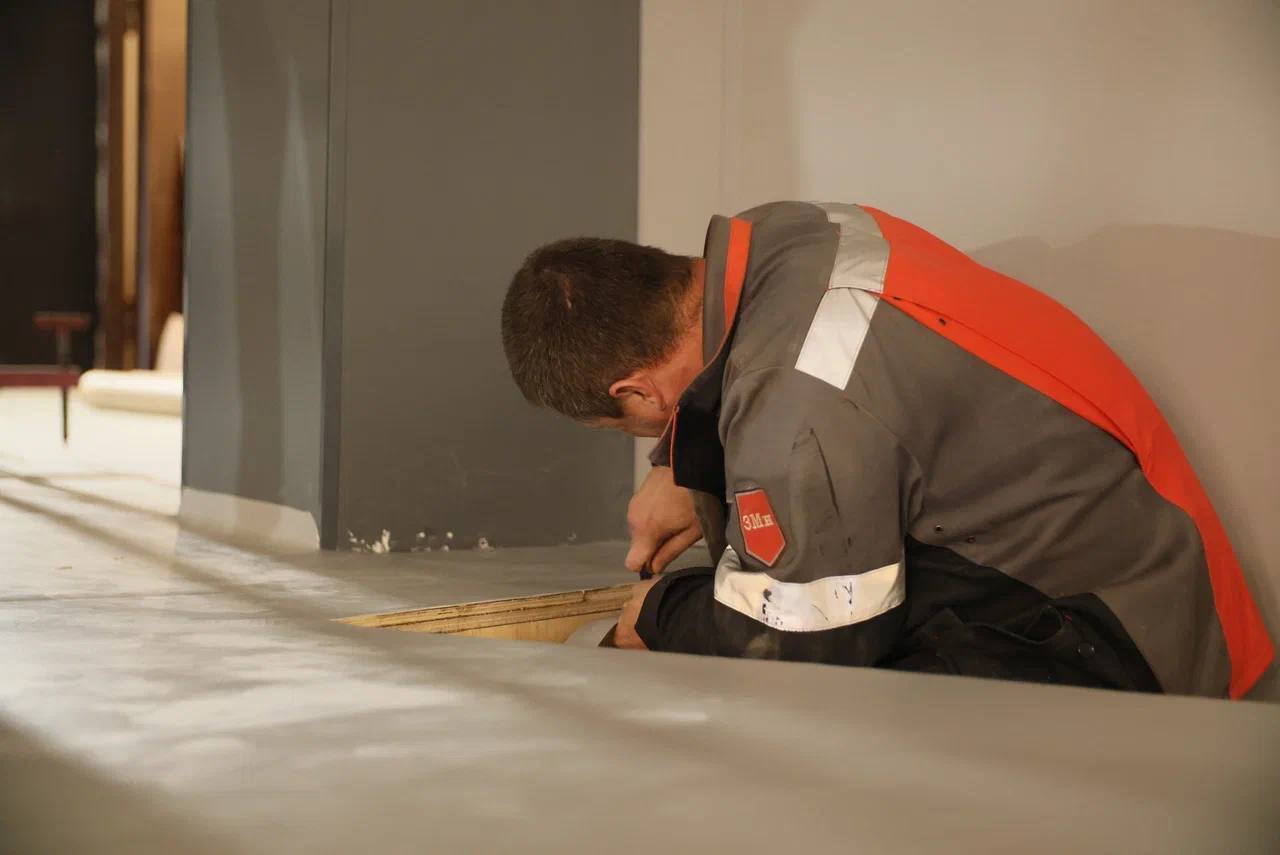 В Доме культуры и спорта станицы Елизаветинской завершается капитальный ремонт актового зала В Доме культуры и спорта станицы Елизаветинской завершается капитальный ремонт актового зала