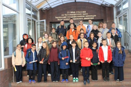 Школьники посетили музей Госавтоинспекции