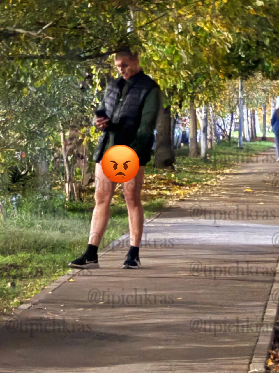 Полиция Краснодара проводит проверку по голому мужчине на Николаевском бульваре