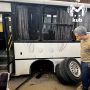 Колесо отвалилось на ходу у автобуса №28 в Краснодаре