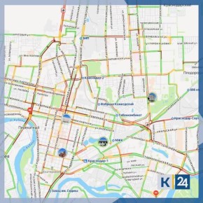 10-балльные пробки решили задержать краснодарцев в вечер пяиницы