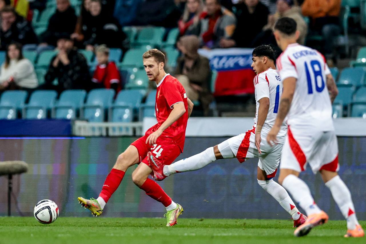 Сборная России не смогла обыграть команду из Чили в товарищеском матче