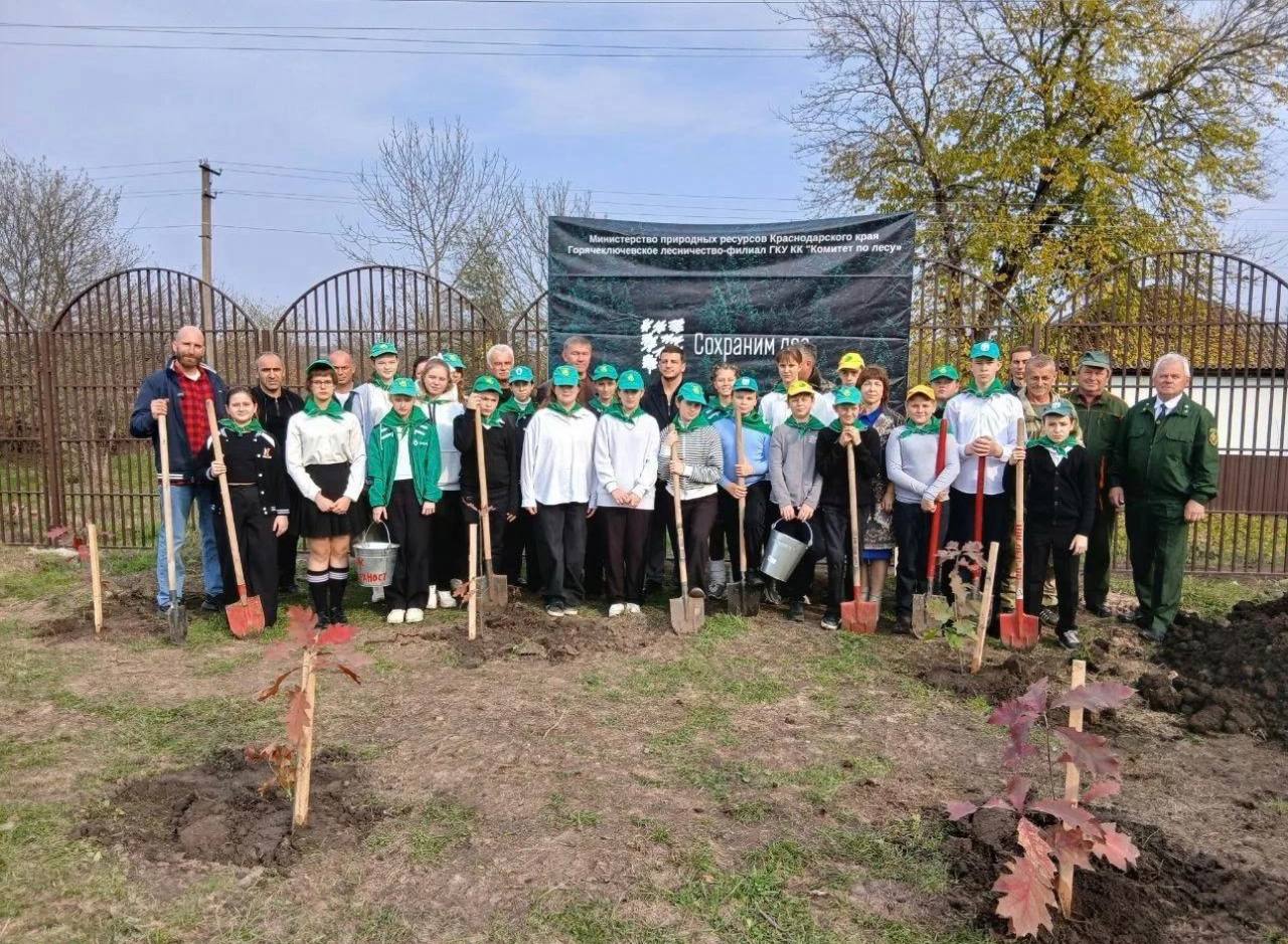 Более 8 тысяч деревьев высадили на Кубани в рамках акции «Сохраним лес» Более 8 тысяч деревьев высадили на Кубани в рамках акции «Сохраним лес»