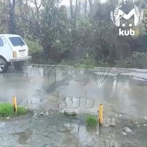 Фекальные реки. Уже почти три месяца дурно пахнущие нечистоты заливают дома в Новороссийске