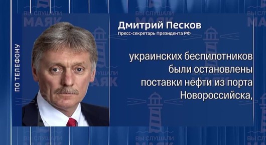 Кремль о последствиях атак украинских БПЛА на российские НПЗ и порт Новороссийск