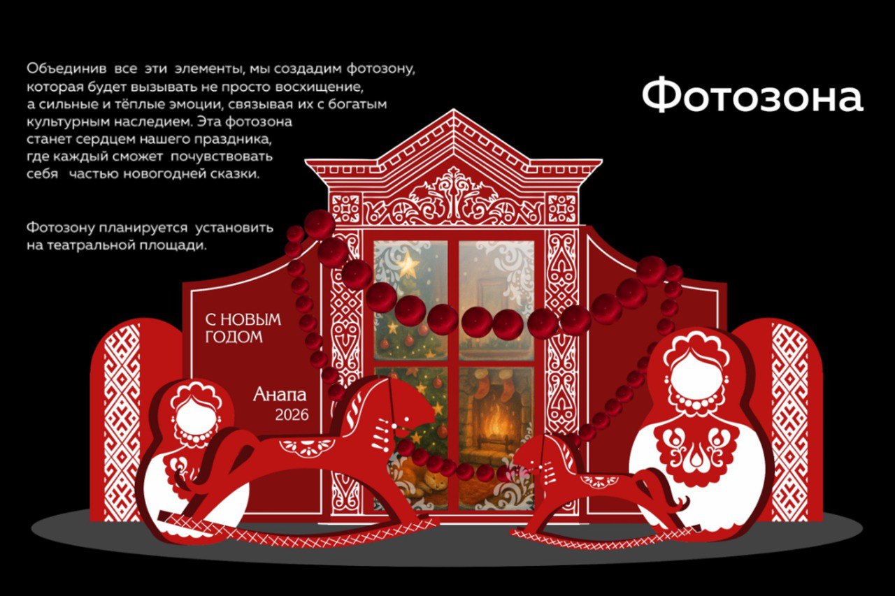 Разработана концепция новогоднего оформления Анапы Разработана концепция новогоднего оформления Анапы