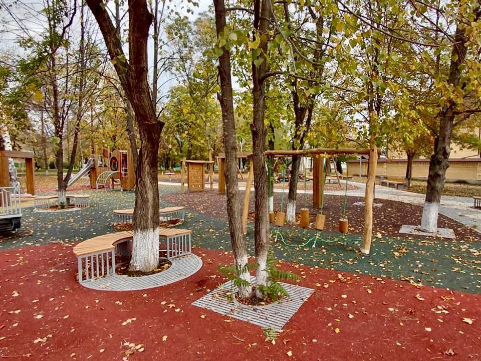 В хуторе Садовом Отрадненского района благоустроили парк
