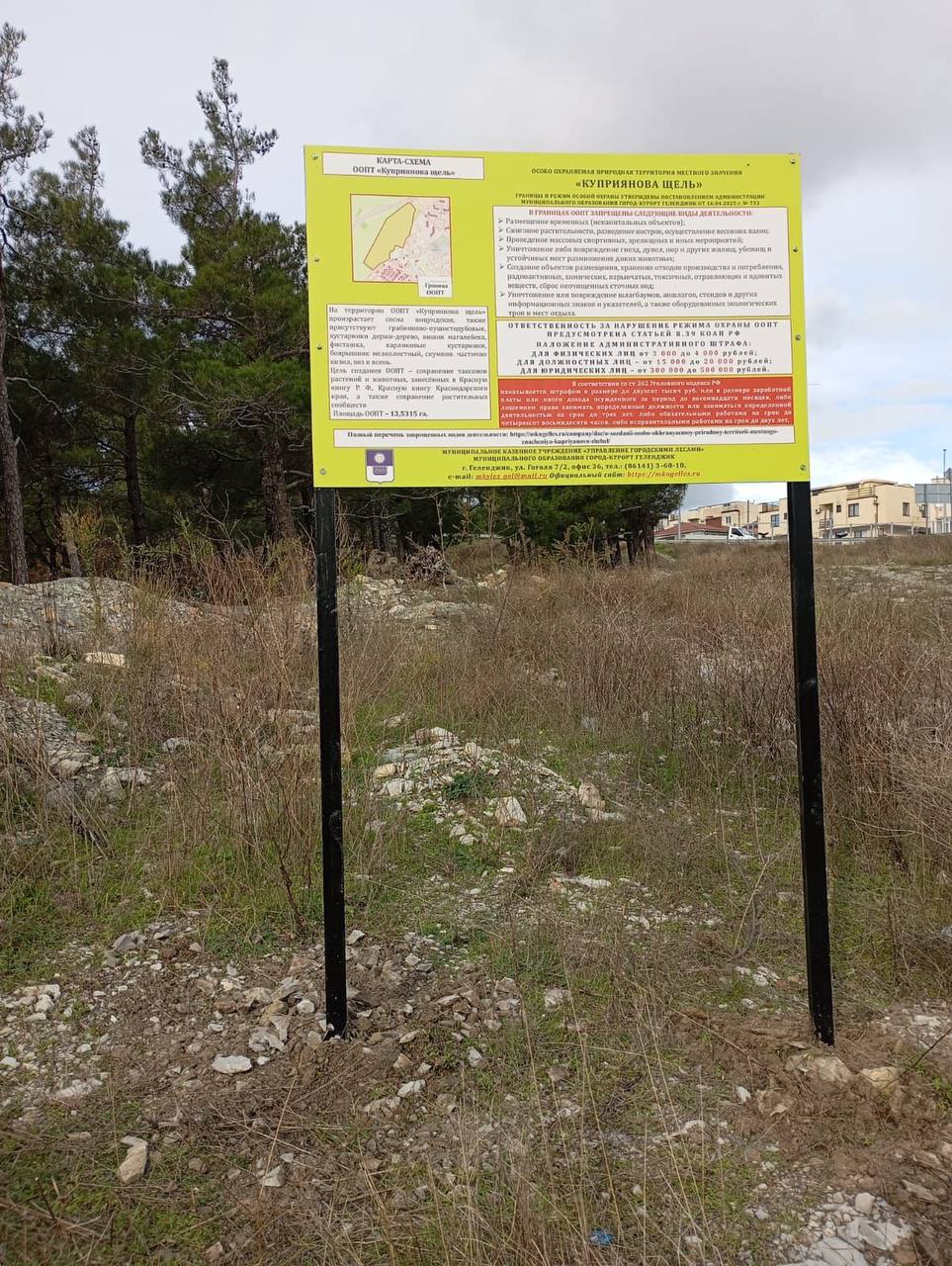 Благодаря принятым мерам прокуратуры города Геленджика устранены нарушения природоохранного законодательства Благодаря принятым мерам прокуратуры города Геленджика устранены нарушения природоохранного законодательства