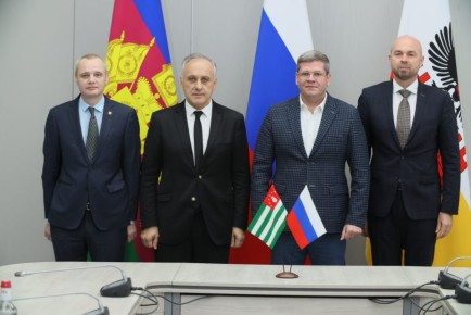 В Краснодаре прошел официальный прием делегации из Сухума