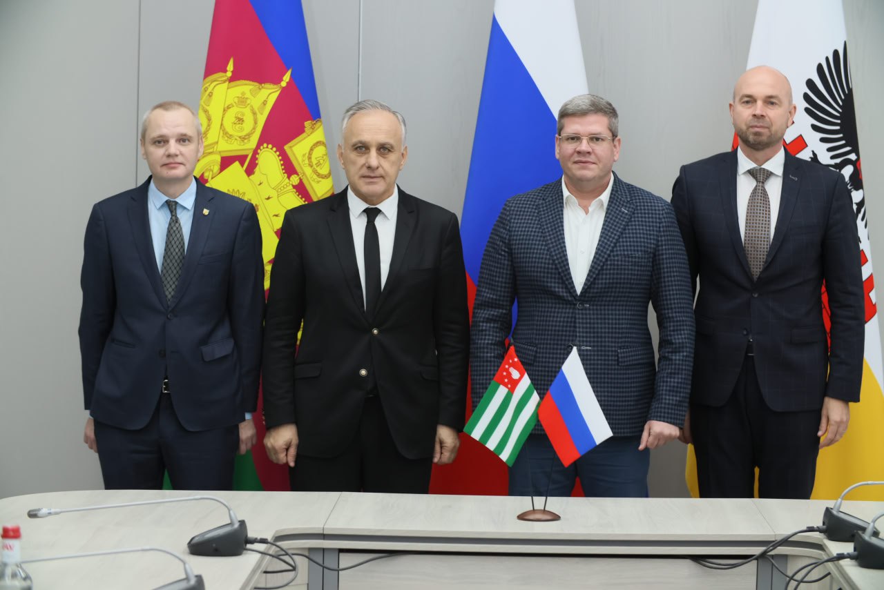 В Краснодаре прошел официальный прием делегации из Сухума