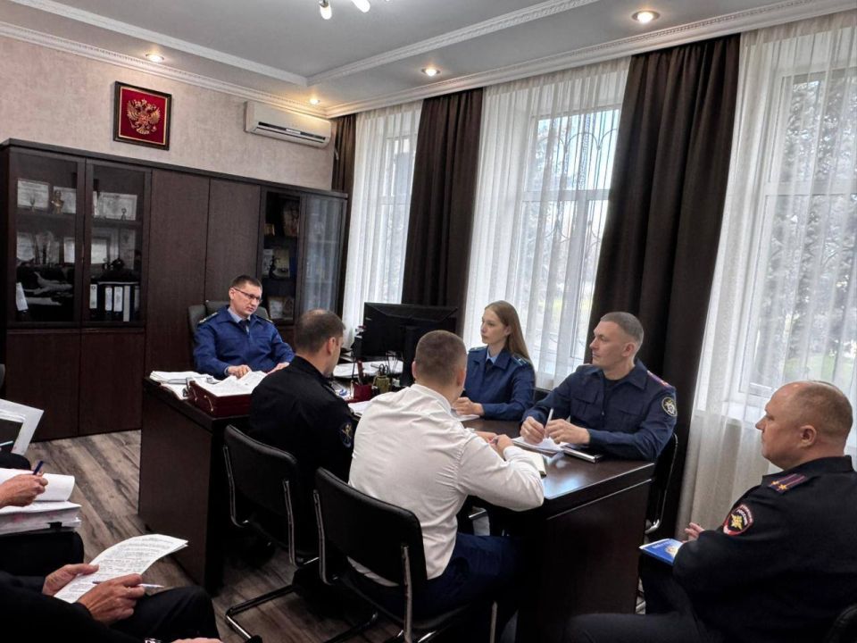 В прокуратуре Крыловского района проведено межведомственное совещание правоохранительных органов