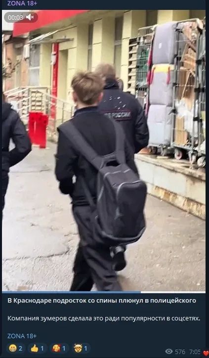 Установлена личность подростка, который оскорбил представителя власти в Краснодаре