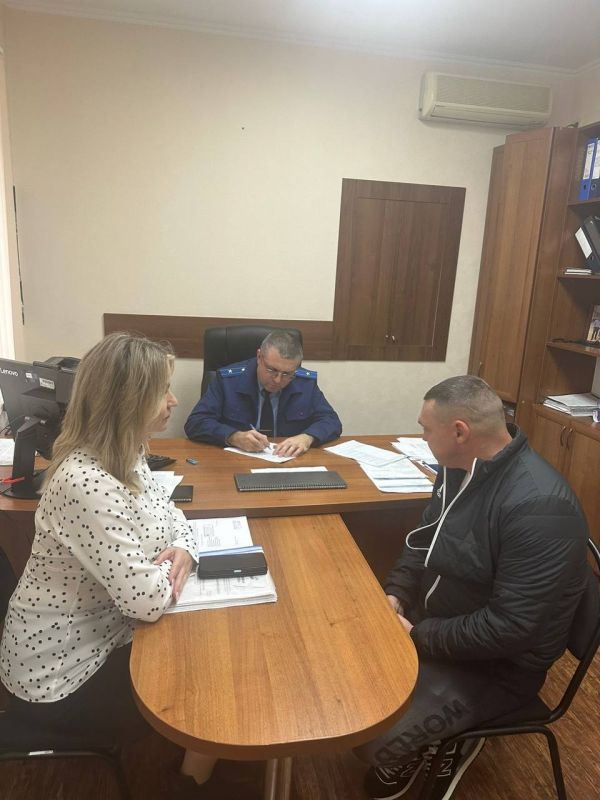 В прокуратуре Щербиновского района состоялся личный прием участников СВО и членов их семей