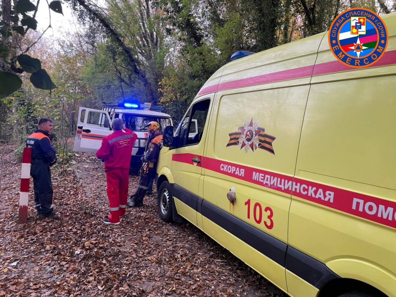 Женщина упала с крутого обрыва в Сочи — на помощь пришли спасатели Женщина упала с крутого обрыва в Сочи — на помощь пришли спасатели