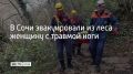 24 ноября в МКУ "Служба спасения города Сочи" позвонила девушка и рассказала, что ее мать споткнулась и травмировала ногу во время прогулки по Агурским водопадам – идти сама женщина больше не могла