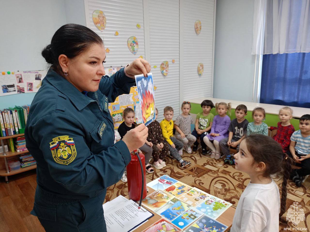 Увлекательный урок безопасности в детском саду Апшеронска Увлекательный урок безопасности в детском саду Апшеронска