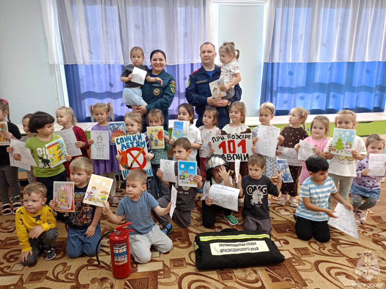 Увлекательный урок безопасности в детском саду Апшеронска